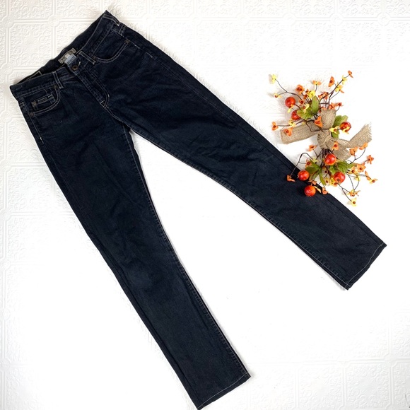 Biscote Denim - Biscote Slim Straight Black Jeans SZ 36 (French)